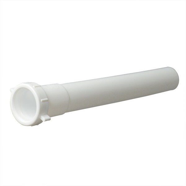 Thrifco Plumbing 1-1/2 Inch x 12 Inch Long Slip Joint Extenstion Tube with Nut & 4401638 - main